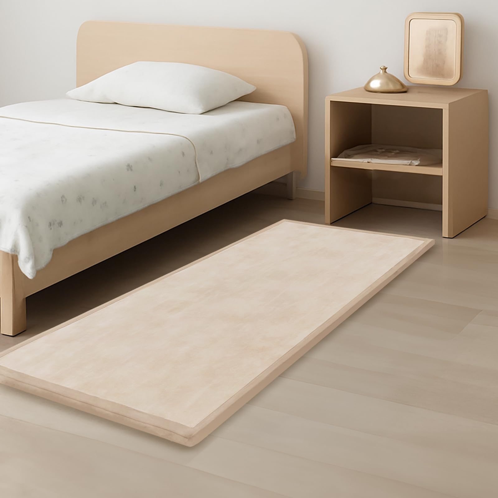 1.3" Thick Baby Play Mat for Floor, 79x118 Large Foam Tummy Time Mat, Padded Support Soft Plush Nursery Rug for Infant Kids Toddler Crawling Kick Activity (Light Grey)