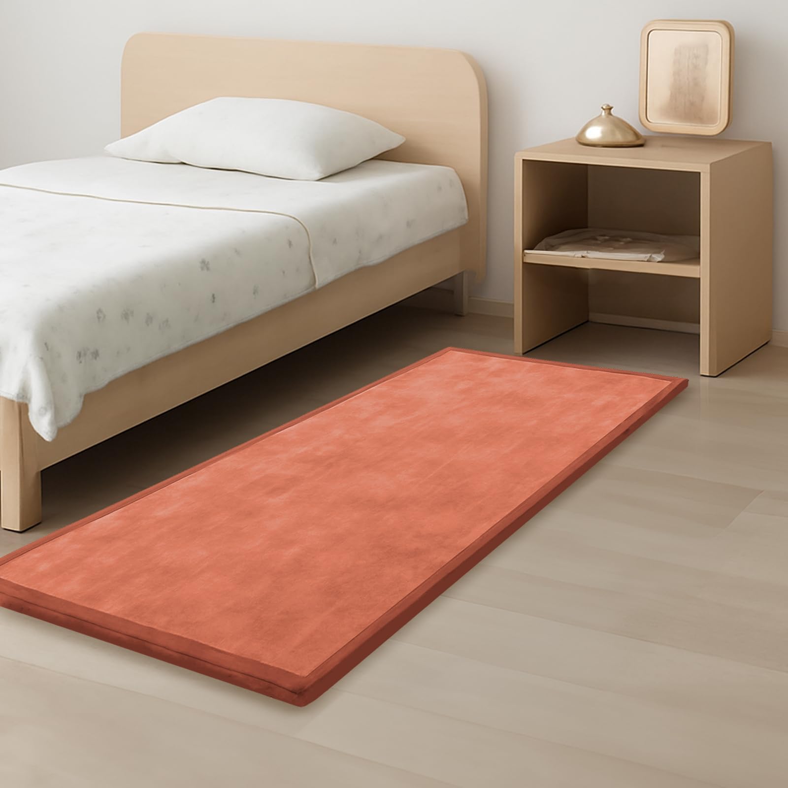 1.3" Thick Baby Play Mat for Floor, 79x118 Large Foam Tummy Time Mat, Padded Support Soft Plush Nursery Rug for Infant Kids Toddler Crawling Kick Activity (Light Grey)