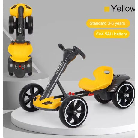 Kids Electric Go Kart – Rechargeable 4-Wheel Ride-On Racing Kart Ages 2–10 | GO CART