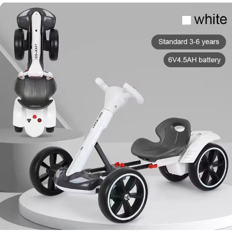 Kids Electric Go Kart – Rechargeable 4-Wheel Ride-On Racing Kart Ages 2–10 | GO CART